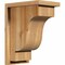 Ekena Millwork Newport Rough Sawn Corbel w/Backplate, Western Red Cedar, 8"W x 12"D x 16"H COR08X12X16NEW01RWR - alternate 1